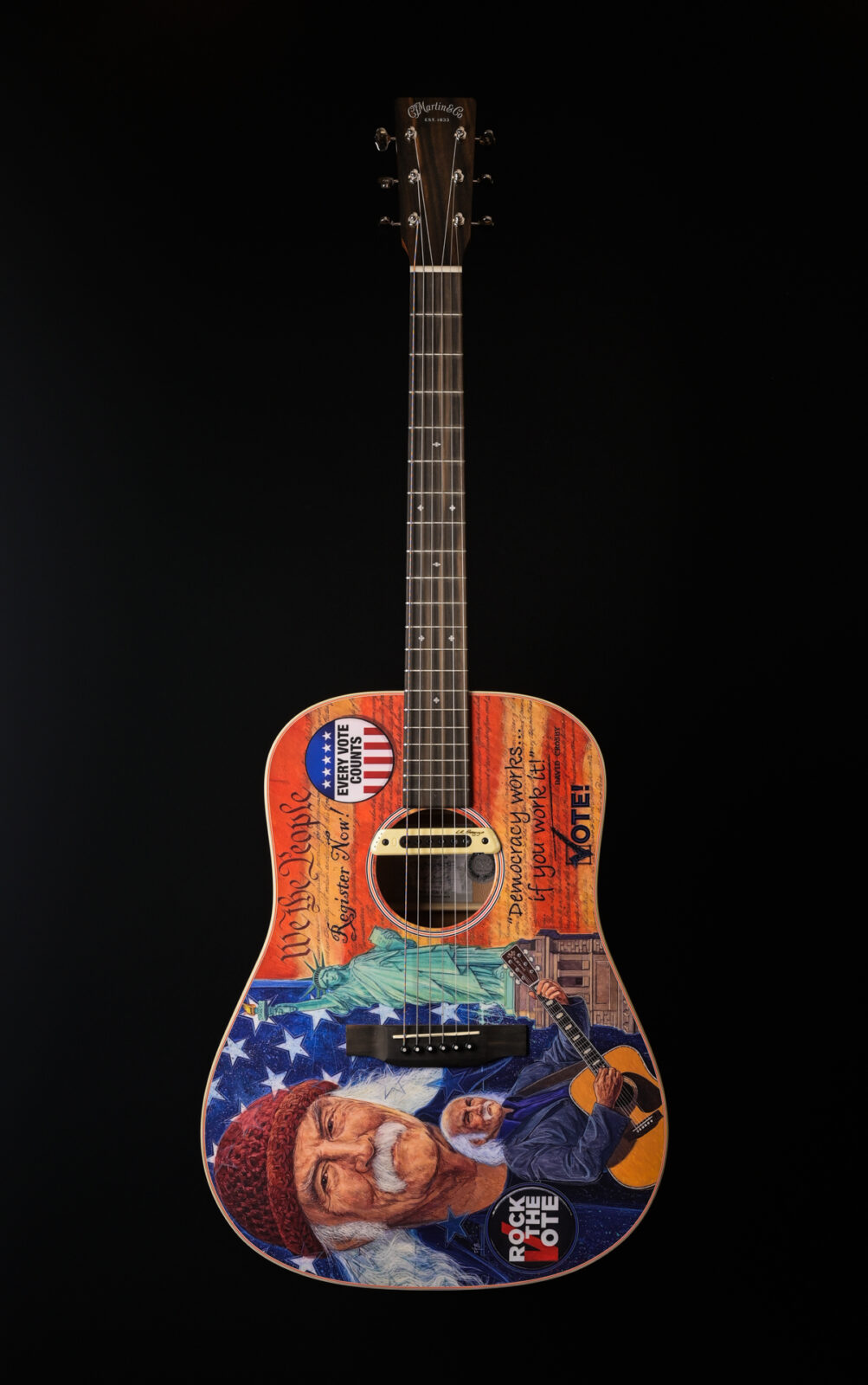 Martin D11E ROCK THE VOTE