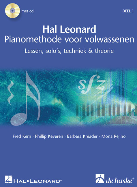 Hal Leonard Pianomethode voor Volwassenen 1 - Lessen, solo's, techniek & theorie