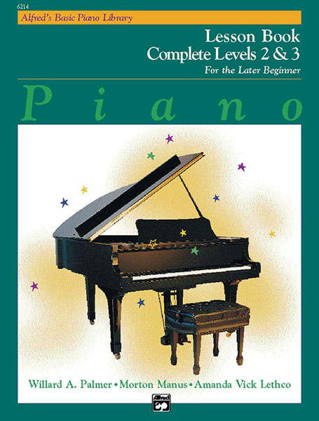 Alfred's Basic Piano Library Lesson 2-3 Complete - For The Late Beginner