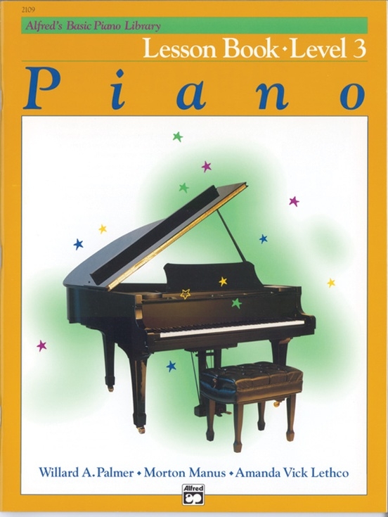 Alfred's Basic Piano Library Lesboek Niveau 3