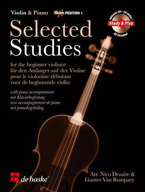 Selected Studies - For the beginner violinist with piano accompanimen