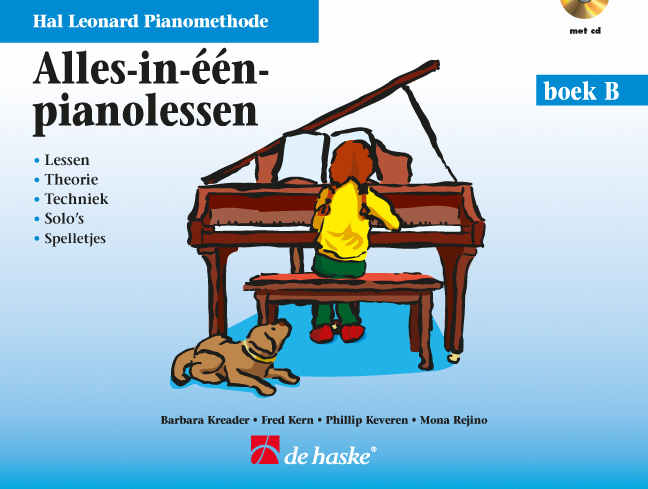 Alles-in-&eacute;&eacute;n-pianolessen boek B