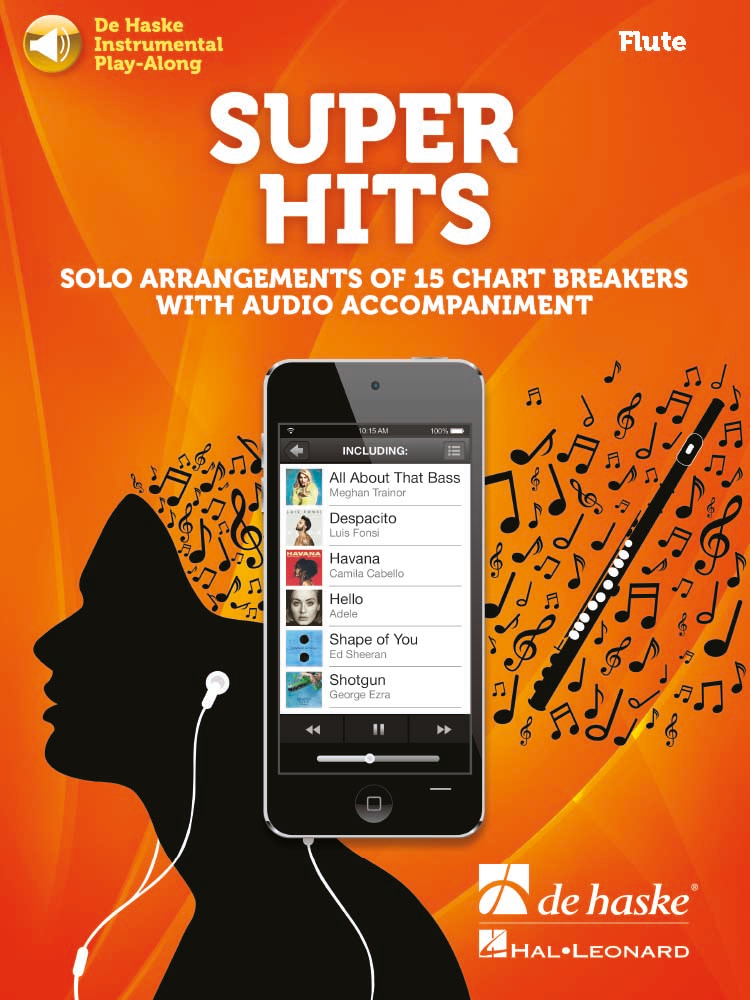 Super Hits for Flute - Solo Arrangements of 15 Chart Breakers with Audio Accompaniment