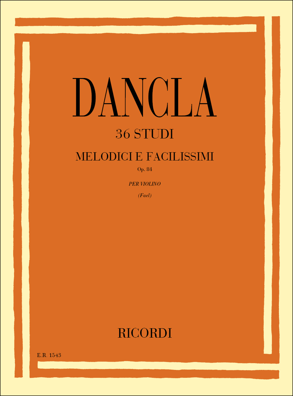 36 Studi melodici e facilissimi Op. 84 - per Violino