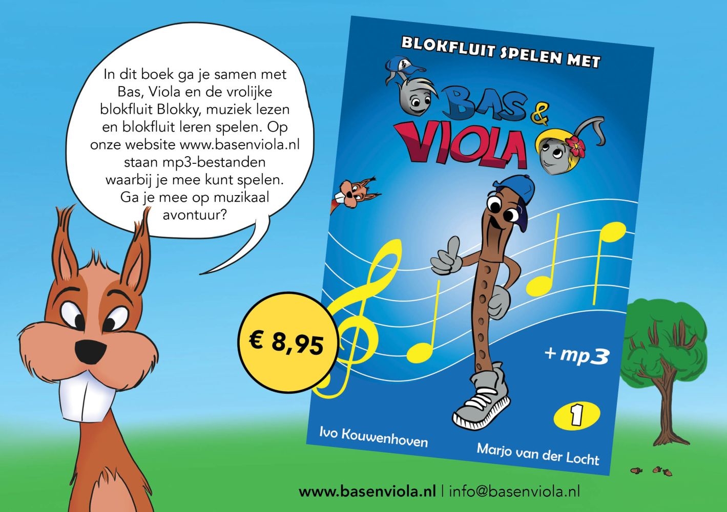 Blokfluit Spelen Met Bas en Viola Deel 1