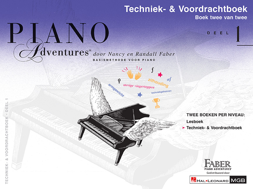 Piano Adventures: Techniek & Voordrachtboek Deel 1 - Dutch Edition - Nederlandstalige Editie