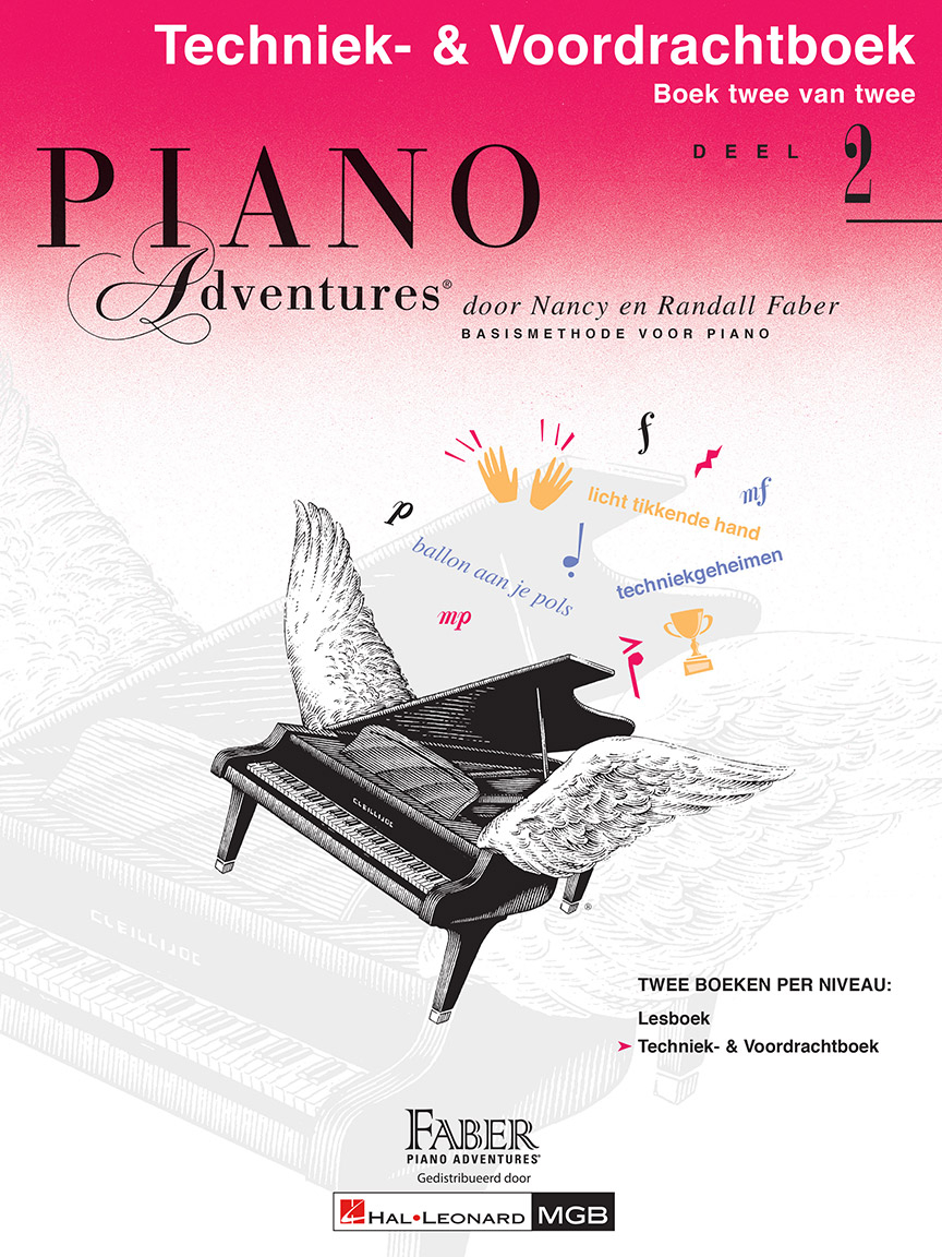 Piano Adventures Techniek- & Voordrachtboek Deel 2 - Dutch Edition - Nederlandstalige Editie