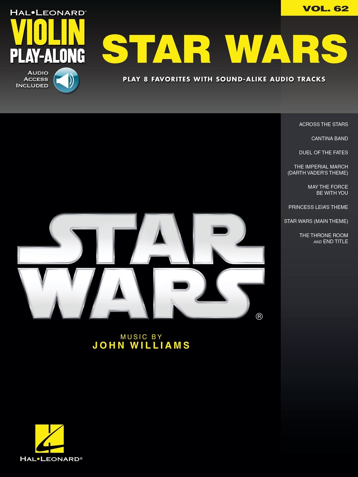 Star Wars - Violin Play-Along Volume 62