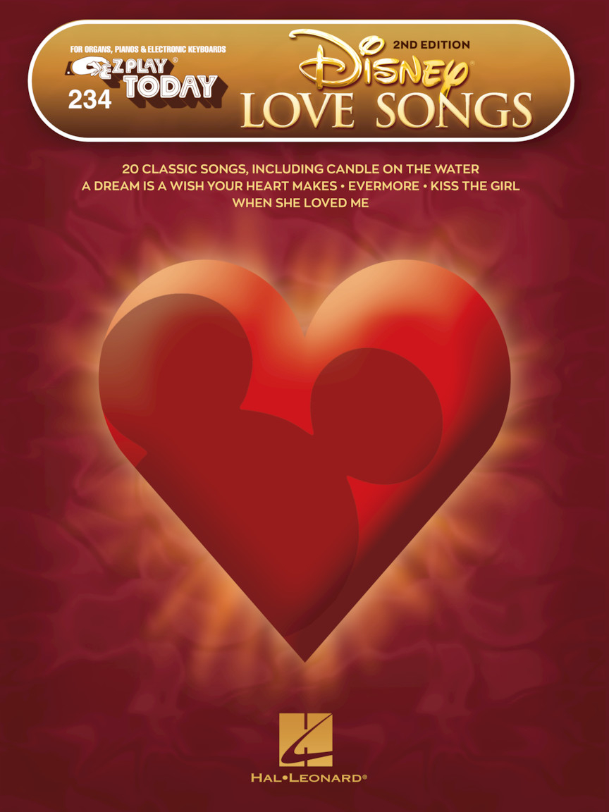 Disney Love Songs - E-Z Play Today: Volume 234 - 2nd Edition - 20 Classic Songs