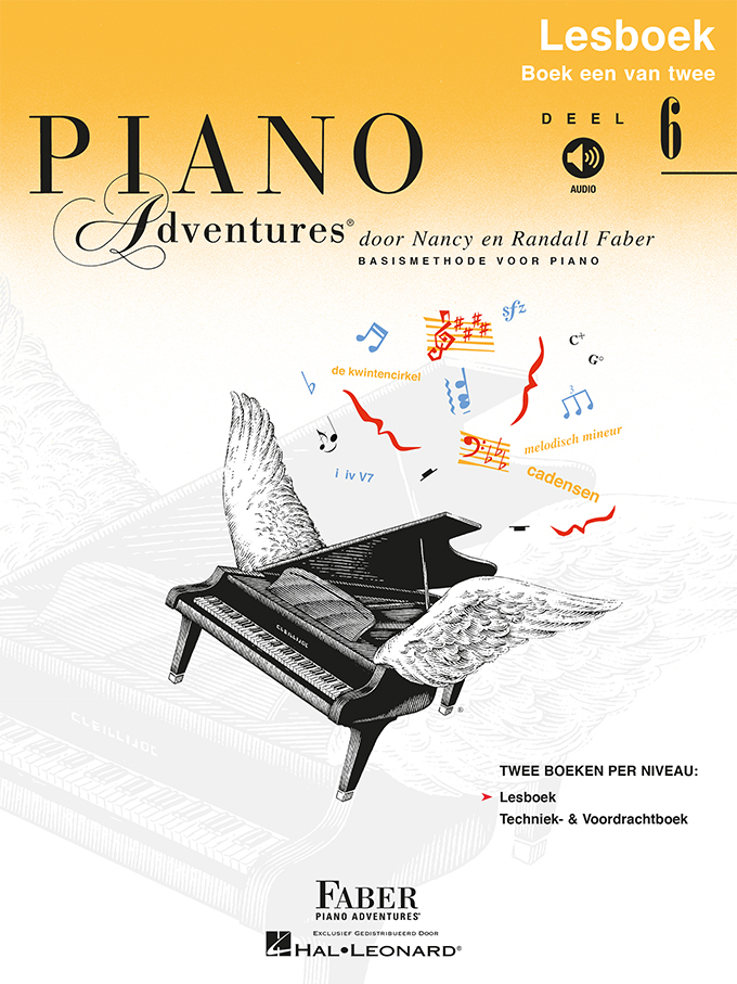Piano Adventures: Lesboek Deel 6 - Dutch Edition - Nederlandstalige Editie