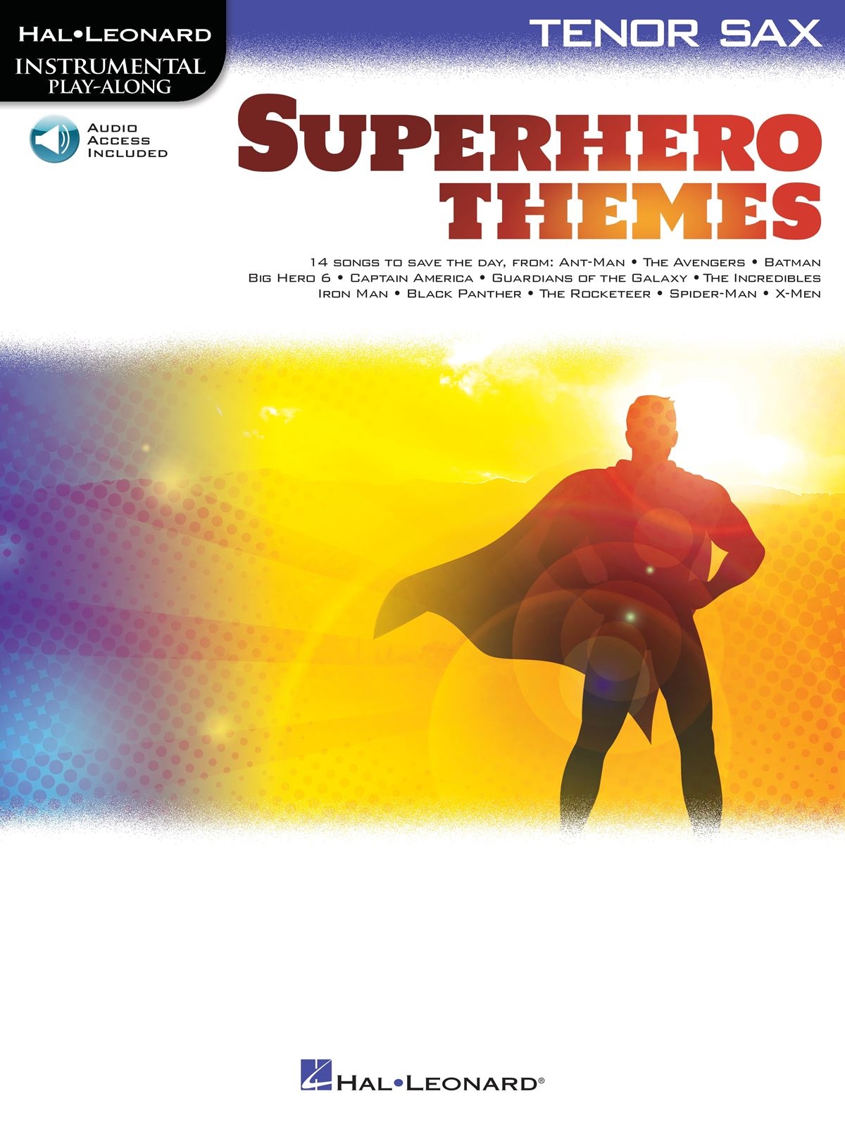 Superhero themes - Instrumental Play-Along - Tenor Saxophone