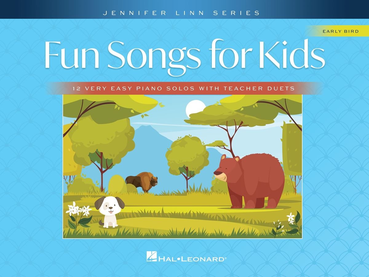 Fun Songs for Kids - 12 Very Easy Piano Solos with Teacher Duets