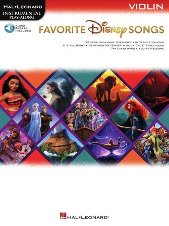 Favorite Disney Songs - Instrumental Play-along - Violin