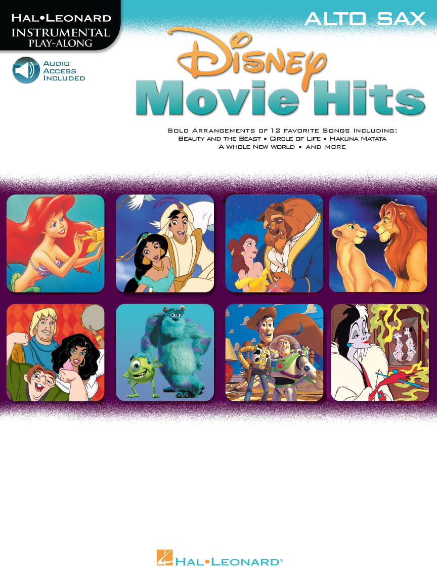 Disney Movie Hits - Instrumental Play-Along - Alto Saxophone