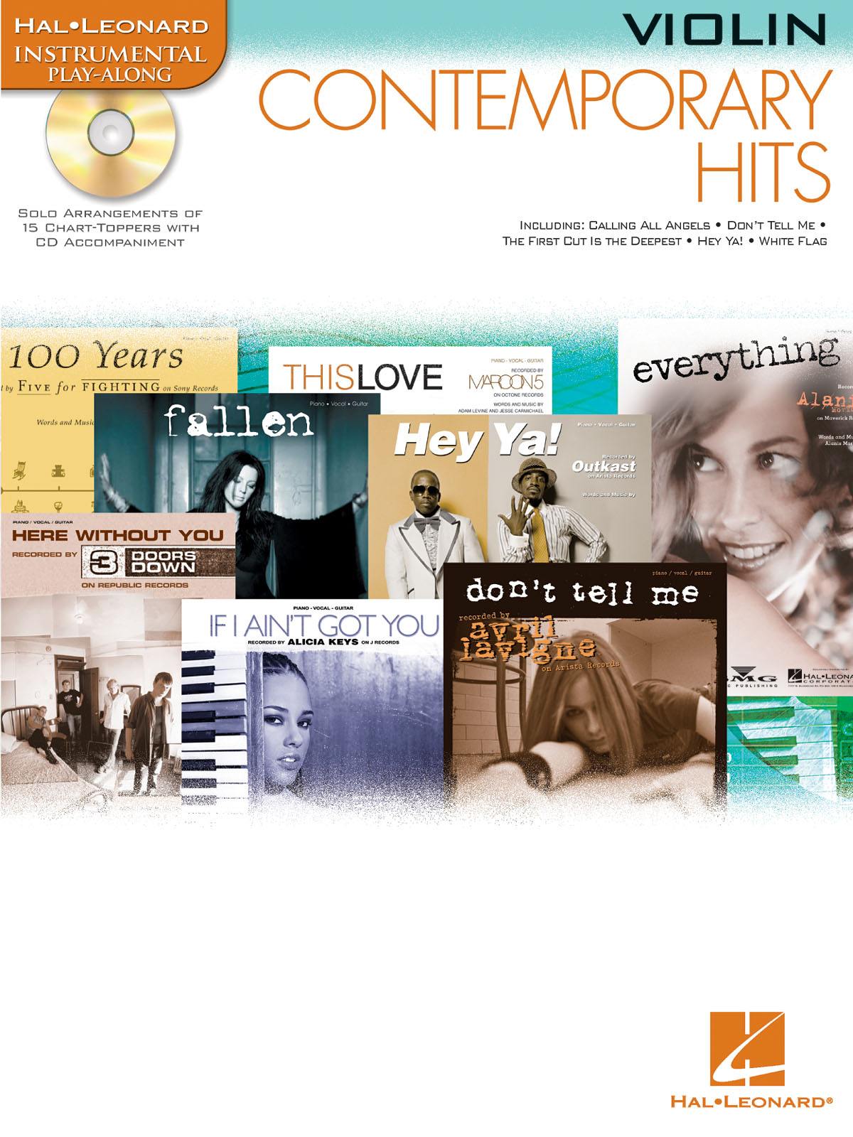 Contemporary Hits - Violin - Instrumental Play-Along Pack