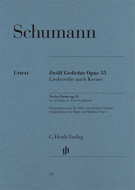 Twelve Poems Op. 35, Set Of Songs On Texts - Twelve Poems op. 35, Set of Songs on Texts by Kerner