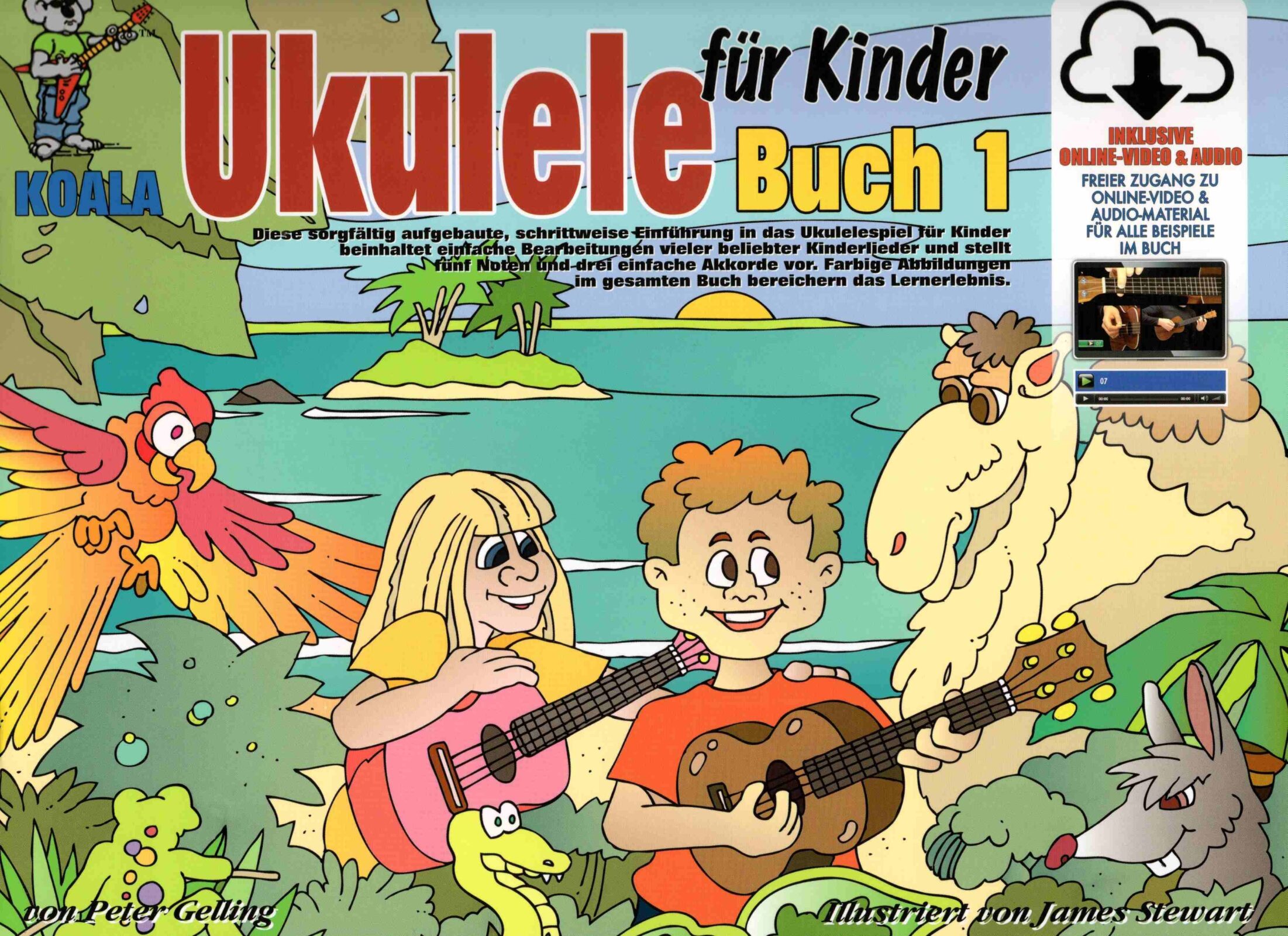 Ukulele f&uuml;r Kinder Buch 1 - With Poster