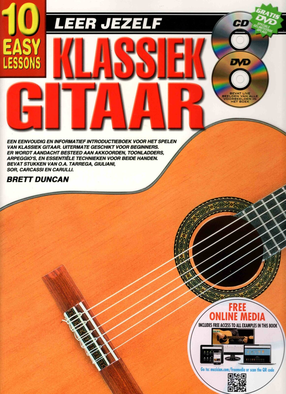 10 Easy Lessons Leer Jezelf Klassiek Gitaar