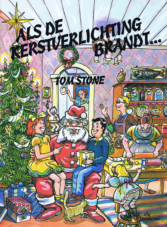 Als De Kerstverlichting Brandt