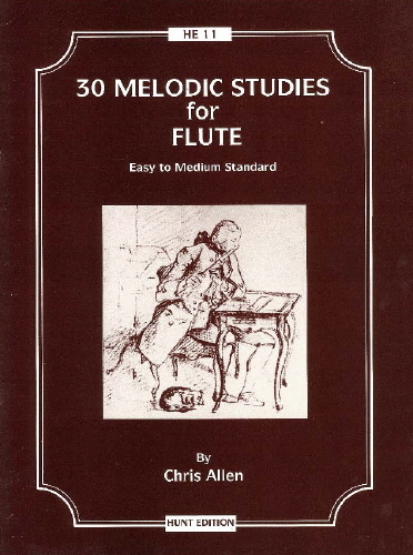 30 Melodic Studies For Flute - Easy To Medium Standard