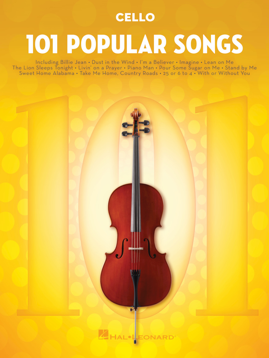 101 Popular Songs - for Cello