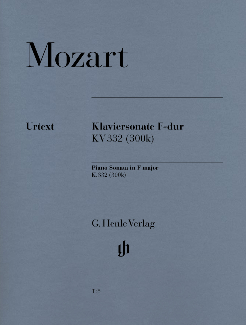 Klaviersonate F-Dur KV. 332 - Piano Sonata F major K. 332 (300k)