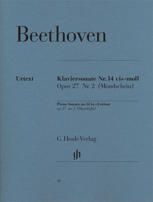 Sonate 14 cis-moll Opus 27/2 (Mondschein)