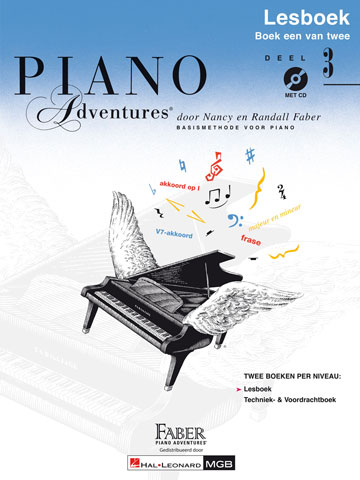Piano Adventures: Lesboek Deel 3 +CD - Nancy Faber, Randall Faber