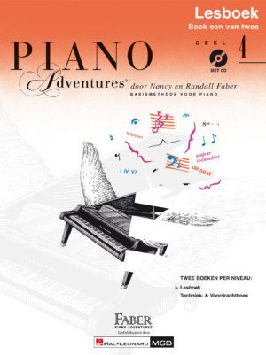 Piano Adventures: Lesboek Deel 4 +CD - Nancy Faber, Randall Faber