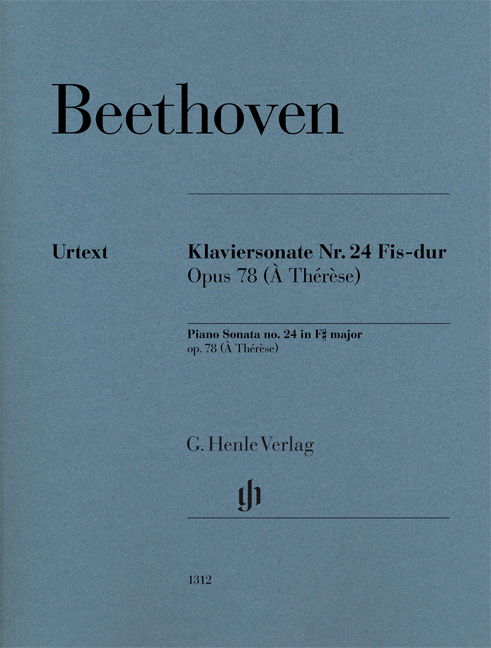 Piano Sonata No. 24 In F Sharp Op. 78 - Ludwig van Beethoven