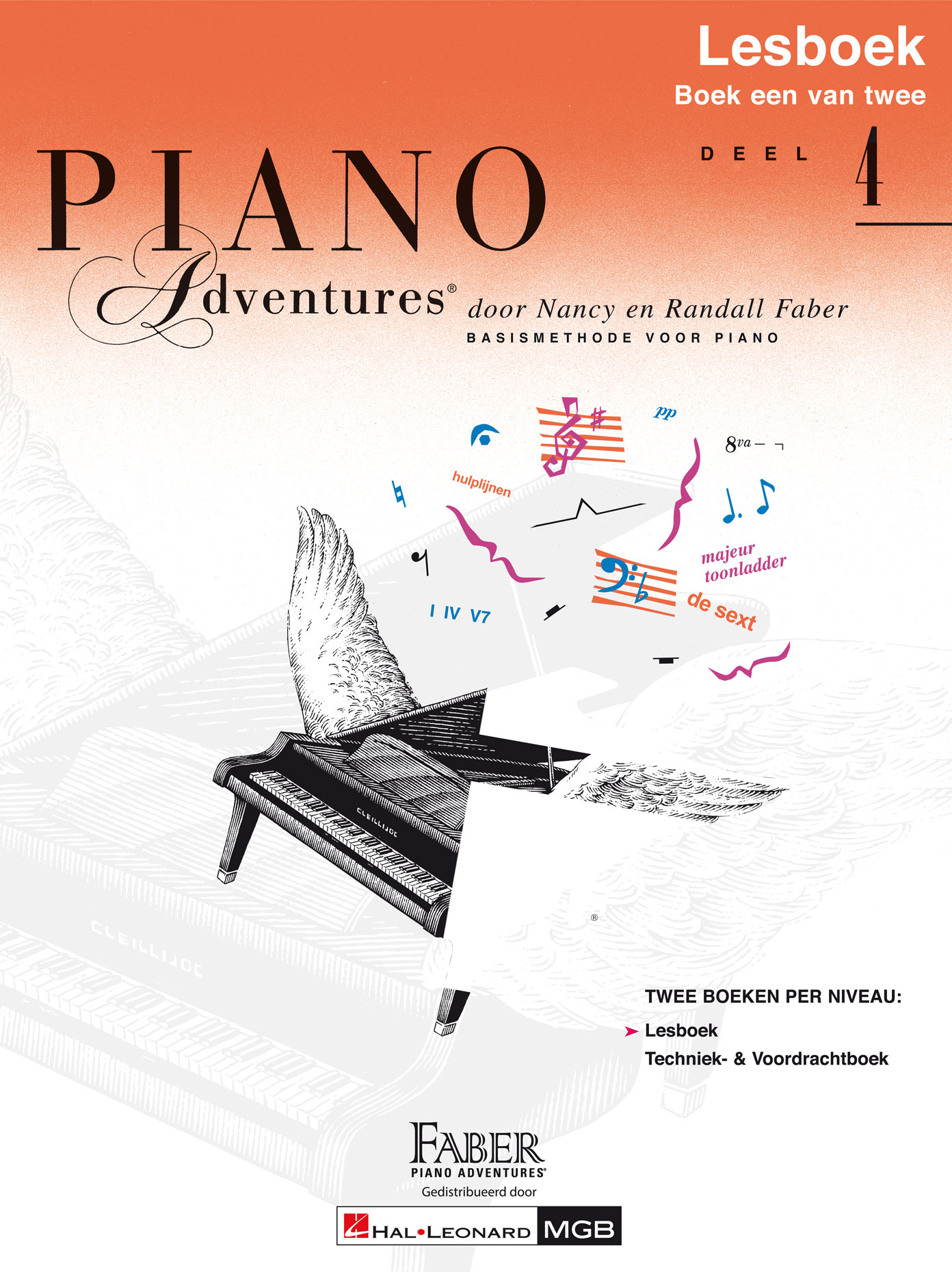 Piano Adventures: Lesboek Deel 4 - Nancy Faber, Randall Faber