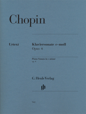 Piano Sonata In C Minor Op.4 - Urtext - Frédéric Chopin
